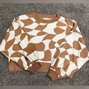 Promesa long crop sweater